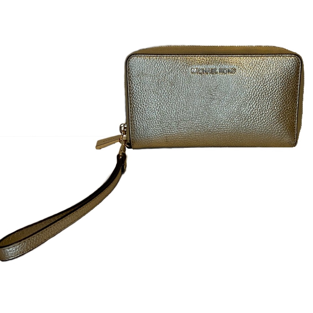Gold MK Wristlet